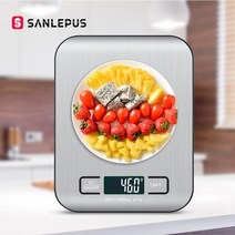 커피전자거을 핸드드립 스테인레스 스틸 주방 저울 디지털 균형 식품 보석 전자 저울 무게, 검은 색, 10kg, 협력사