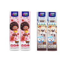어린이불소도포 충치케어 치약 키즈 초등학생 초등 브레드이발소 딸기 소다버블향 80g 2개, 6세이상 소다버블향(80g X 2개입)