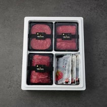 CJ [2023추석선물세트]정품진 한우 상차림 세트 1.8kg 귀한 명절선물, 5개