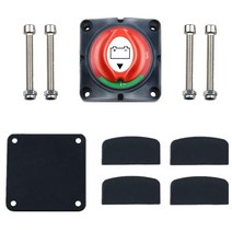 썬루프 12V-48V 100A-300A 자동차 전원 차단 스위치 보트 배터리 선택기 아이솔레이터 로터리 컷 SUV 해양 트럭용