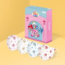 캐치티니핑 시즌3 캐릭터 마스크 소형/초소형 유아용마스크, 캐치티니핑 시즌3 로열4종혼합 소형(XS)20매
