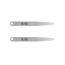 2개/대 메트릭 두께 필러 게이지 갭 0.05-0.30mm 측정 도구 폭 용, 0.1mm