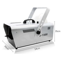 소형 제설기 1500W 인공 눈 무대 장치 스노우 기계, 1500W 무선 리모콘 + 유선제어