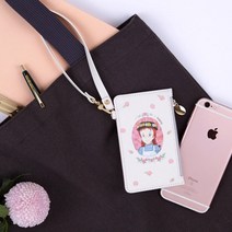 빨강머리앤 데일리 카드케이스 스트랩 빨강머리앤 데일리카드케이스_브라운
