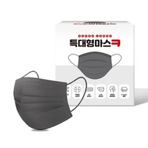 특대형 마스크 100매 [그레이]