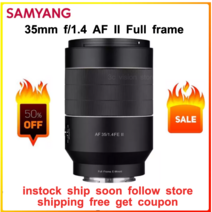 삼양 35mm f1.4 af ii 풀 프레임 자동 광각 조리개 풍경 미러리스 싱글 렌즈 소니 e-마운트 카메라 pk yongnuo