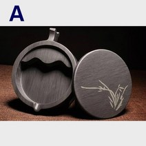 서예용품 벼루 먹 다기능 자연 바위 조각 전통 회화 연구실 잉크 스톤 중국어 서예 쓰기, a