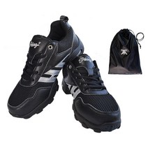 남여공용 고급 라인 재즈 댄스화+주머니, 250, 블랙실버