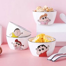 짱구식기세트 풀세트 귀여운 캐릭터 굿즈 그릇 밥그릇, B1