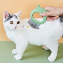 강아지 고양이 애견 빗 죽은털 엉킨털 털제거 털정리 브러쉬 슬리커, 브라운