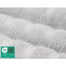 American Soft Linen 목욕 타월 35 x 70 인치 터쿼이즈 블.. 정품보장, 6 Piece Towel Set, Silver Gray