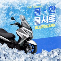 스즈키 버그만125 블루샤크 쿨시트, 1개