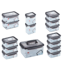 셰프웨어 (실속 세트) 퍼펙트씰 밀폐용기 15종 세트 (2.54L 핸디 포함), 없음, 1개