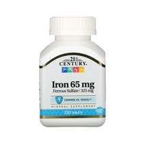 21 센츄리 철 아이언 철분 65 mg 120 정, 1개, 기본