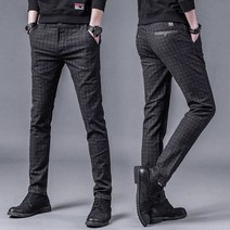 folgen 남성 데일리 체크 슬랙스 유니클로감탄팬 JWT*385yj