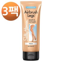 Sally Hansen Airbrush Legs 메이크업 로션 페어리스트 4.0fl oz, 3팩