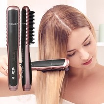 Kiboer 빗 고데기 매직기 혼합색상, 브라운, Kiboer-059