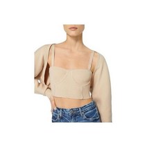 Jonathan Simkhai 조나단 심카이 여성 비올라 골지 크롭 어깨 스웨터 가디건 4703