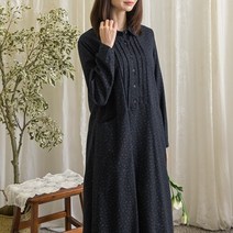 내추럴가든 잔꽃 3단 핀턱 원피스