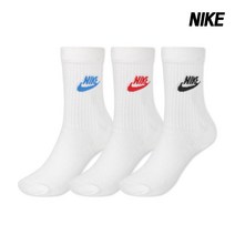 나이키 양말 에브리데이 에센셜 크루삭스 3개입 흰색 SK0109-911, SK0109-911/S(210-240)