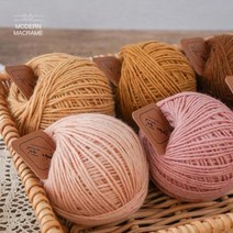 태피스트리 위빙실 24컬러 2mm 마크라메 재료 모던마크라메 마크라메실 마크라메키링 마크라메트리 마크라메월행잉 마크라메행잉플랜트 마크라메키트 모칠리실 망고실, ◎상품_5. 레몬◎