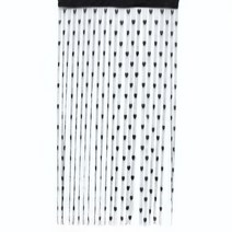 휴대용 색도계 고정밀 색차 비교 색차계 측색기 측정기 100x200cm 보일 커튼 화이트 레드 하트 스트링 커튼 퓨어 컬러 침실 창 도어 디바이더 쉬어 드레이프 웨딩 장식, 검은색