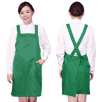 영업 업소 한식당 행사 서빙 앞치마 AE26, M, AE26 곤색(찍찍이)