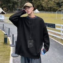 무지 아미 롱 캐시미어 오버핏 남자 니트 가디건 카라 송지오 빅사이즈 가을 정장 체크 숄