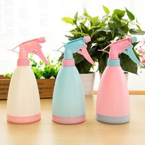 연무기 압축 분무기 고압 자동 연막 다기능 플라스틱 물 수 식물 꽃 물 냄비 스프레이 병 정원 미스터 분무기 원예 도구, 무작위 8.5x21cm