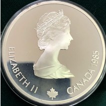 기념주화 희귀동전 수집취미 대박선물 캐나다 1988 20 캐나다 달러 대형 정교한 기념 은화(캘거리 동계 올림픽