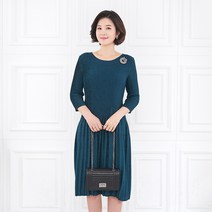 엄마옷 모슬린 인견플리츠 심플 주름 원피스 OP003208마담 미시옷 50대 중년여성의류 60대 엄마옷 빅사이즈 할머니옷 여성옷
