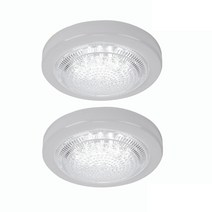 국산 LED 직부등 15W 원형 삼성칩 주광색, 2개입