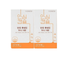 안국 루테인 미니100 100mg 60캡슐 2통, 2개
