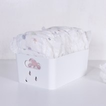 반함 구름비 바스켓 3호, 쉘화이트 3호, 1개