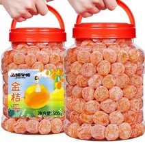 설탕 묻힌 쫀득한 금귤 말랭이 500g x 2통 말린 금귤 낑깡 건과일 간식