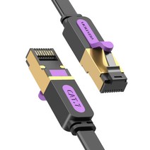 벤션 칼국수형 CAT7 FTP 초고속 랜선 랜케이블 ICAB, 5m, 1개