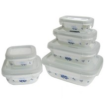 미국 코렐블루베리 코렐반찬통 냉장고용기 6사이즈선택, 직사각-1850ml, 1개