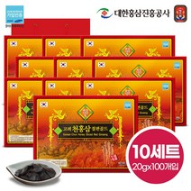명기삼 고려 천홍삼절편 골드 + 쇼핑백, 20g, 100개입