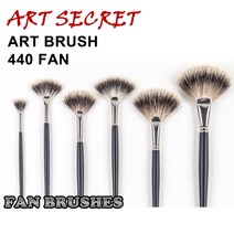 서예붓 세트 황모필 민화붓 고급 Artsecret 440fan 1pc 나무 손잡이 안티 드롭 오소리 머리 아크릴 오일 페인트 브러시 다목적 아트 도구 공급, 사이즈24 1개