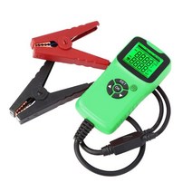 배터리 테스터 DC 12v 24v 오토바이 자동차 12V 자동차 차량 배터리 저항 CCA 전압 테스터 디지털 분석기, 01 green