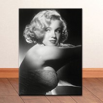 mon006 인물 유명인 영화배우 마릴린먼로 캔버스액자, 고급형유광전처리_XXL_38cm x 46cm