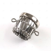 실버 복주머니 동전 지갑 조리개 프레임 입구 복고 가방 파우치 백 만들기 입구, 단품, 단품