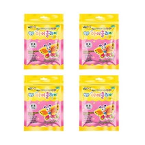 아모스 탱탱 아이클레이 파우치 2500 (4개입), 50g, 분홍