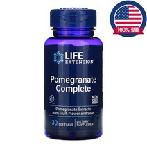 라이프 익스텐션 Pomegranate 석류 추출물 400mg 30정 포멜라
