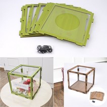 조립식 응모함 모바일상품권 경차유류세환급카드 아크릴모금함, 연두