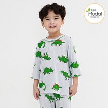삐삐롱 디노월드 모달 파자마7부세트 P21S3248BJO