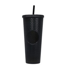 이중텀블러 이중컵 휴대용 커피 컵 대용량 다이아몬드 710ml 더블 레이어 텀블러 박힌 컵 도매 여름 차가, 21 22_01 710ml