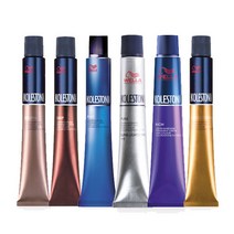 웰라 콜레스톤 퍼펙트 염색약 산화제 포함 80g -, 8/97 베이지, NEW 베일텍스쳐