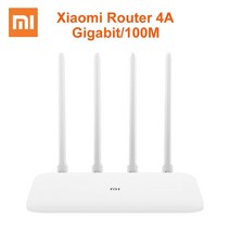 와이파이무선공유기 xiaomi 라우터 4a 기가비트 에디션 1000m 100m 5ghz 2.4ghz wifi rom 16mb ddr3 64mb 128mb 고 이득 4 안테나, 범용 플러그 추가