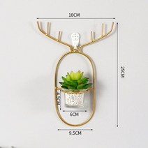 벽걸이 선반 다육 화분 받침대 인테리어 장식선반, 옵션 B